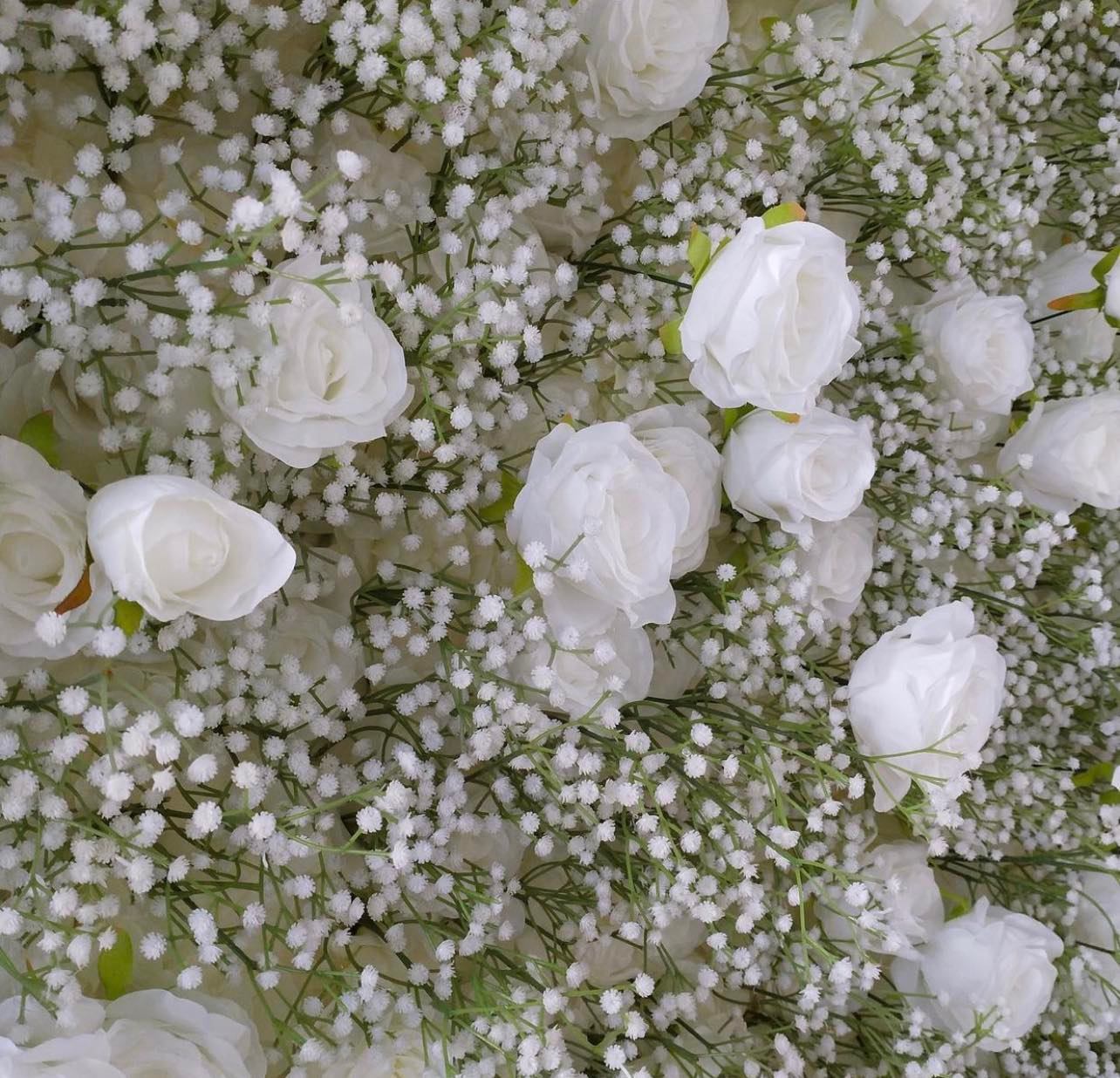Baby Breath Flower Wall