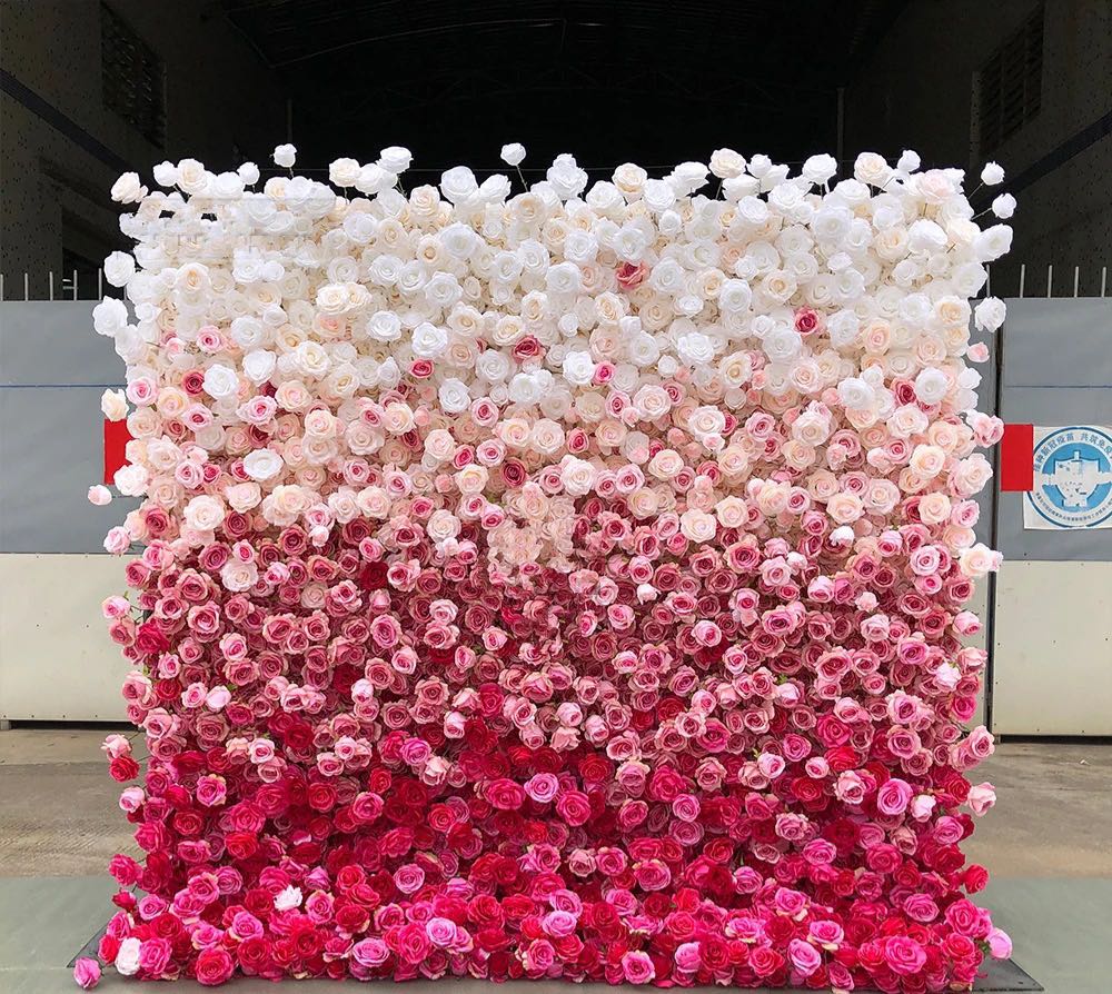 Ombre Flower Wall
